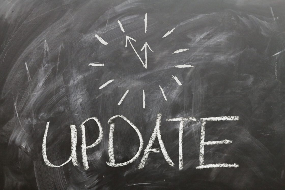 Vastgelopen update in WordPress?